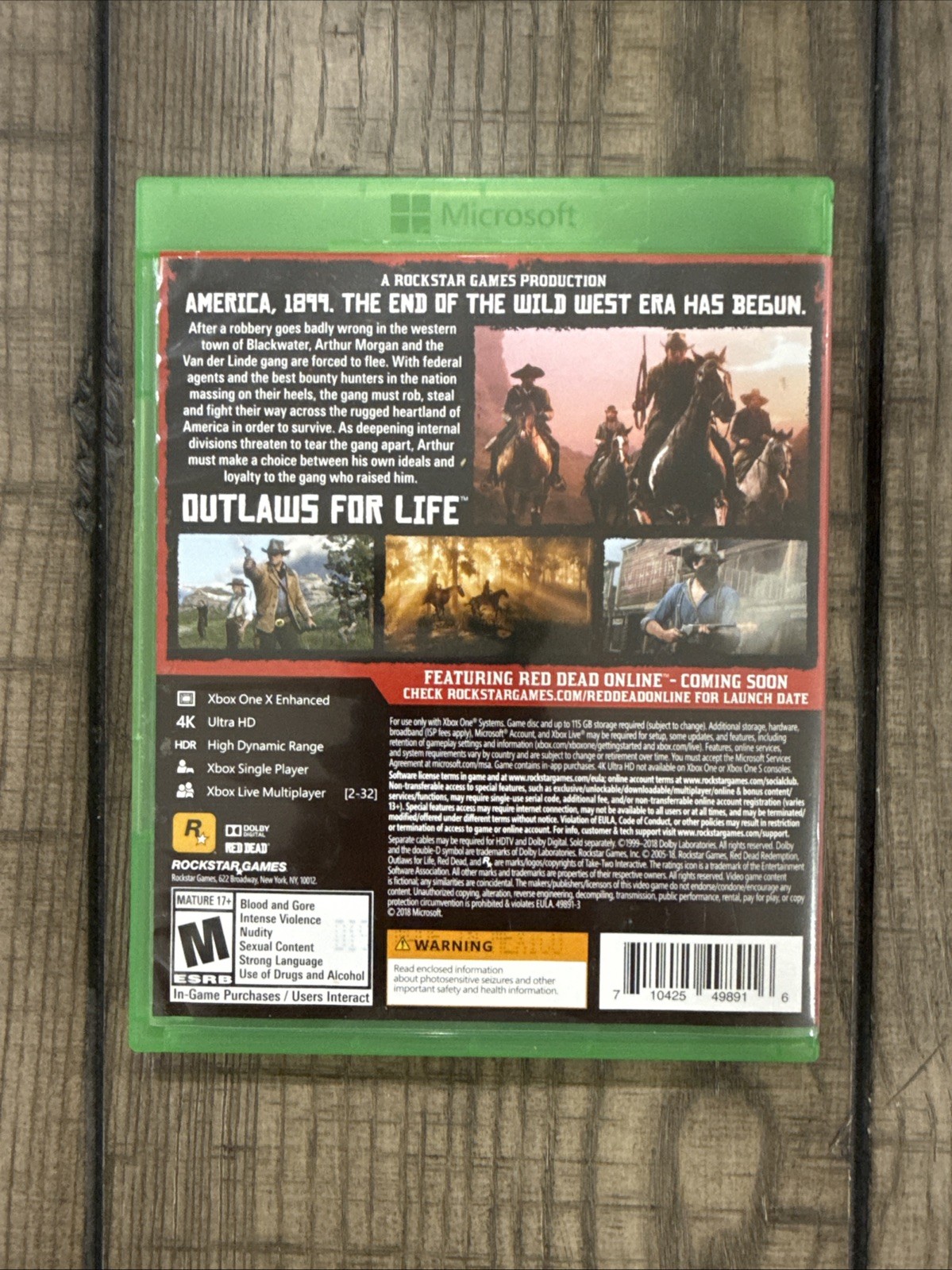 Red Dead Redemption 2 – Microsoft Xbox One Sealed
