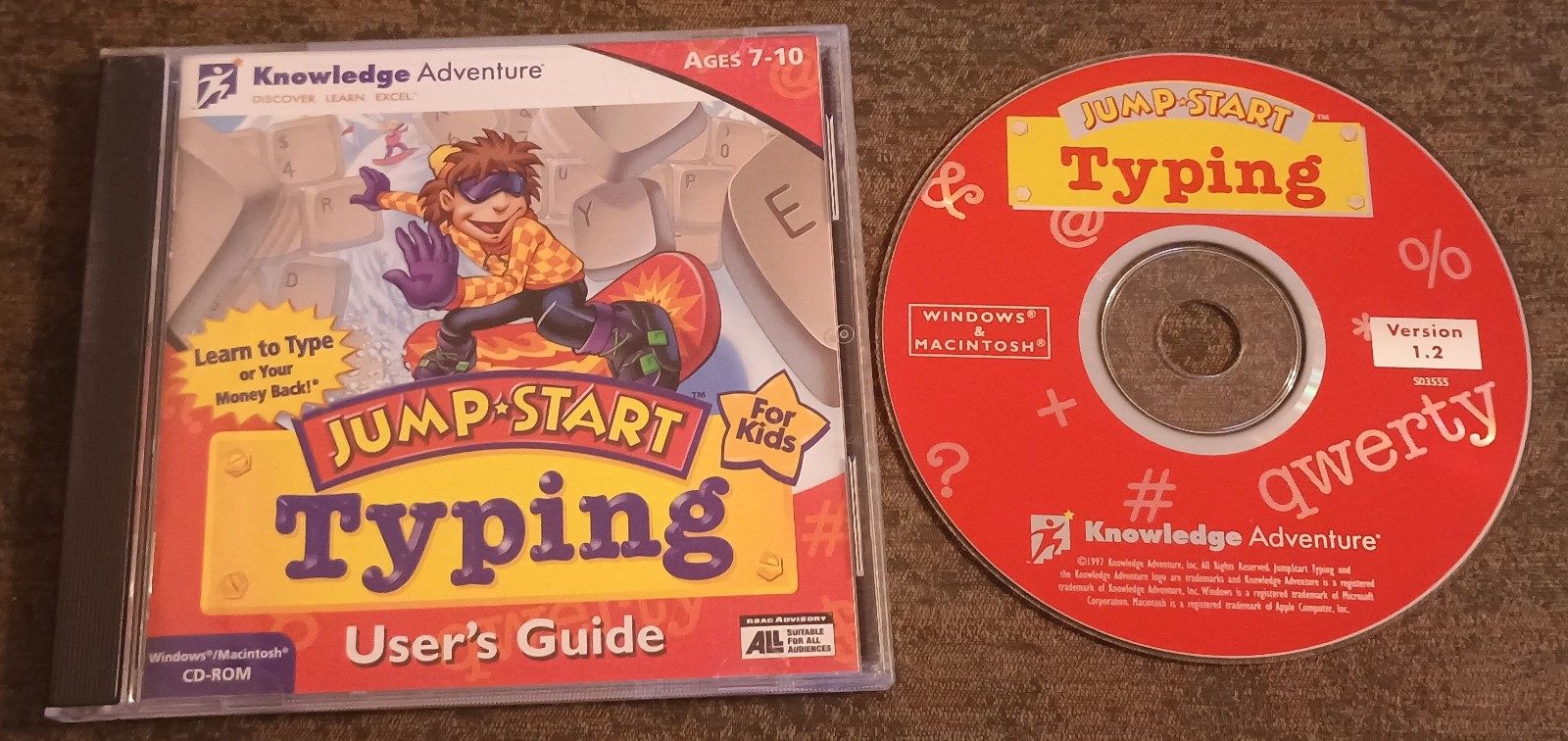 Jump Start Typing Ages 7-10 Version 1.2 – retro PC + MAC game