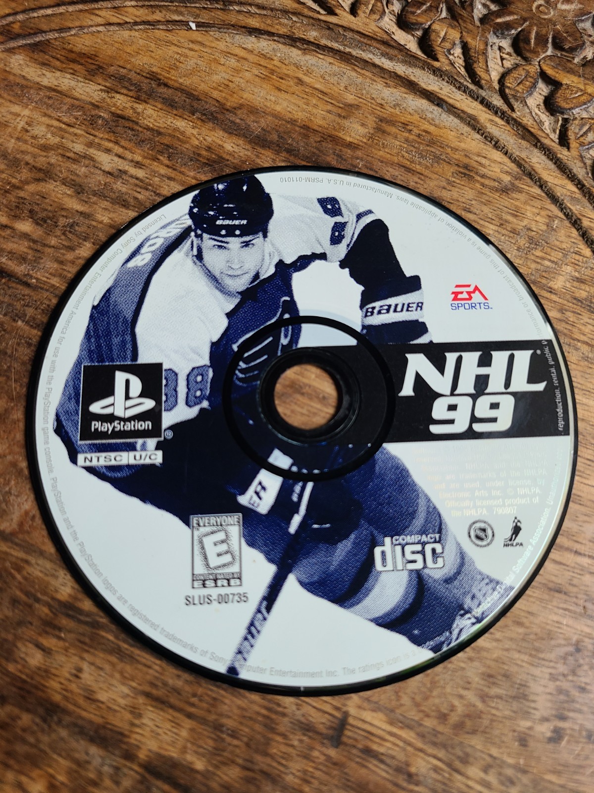 NHL 99 Sony PlayStation PS1 Game Disc Only EA Sports Hockey Tested