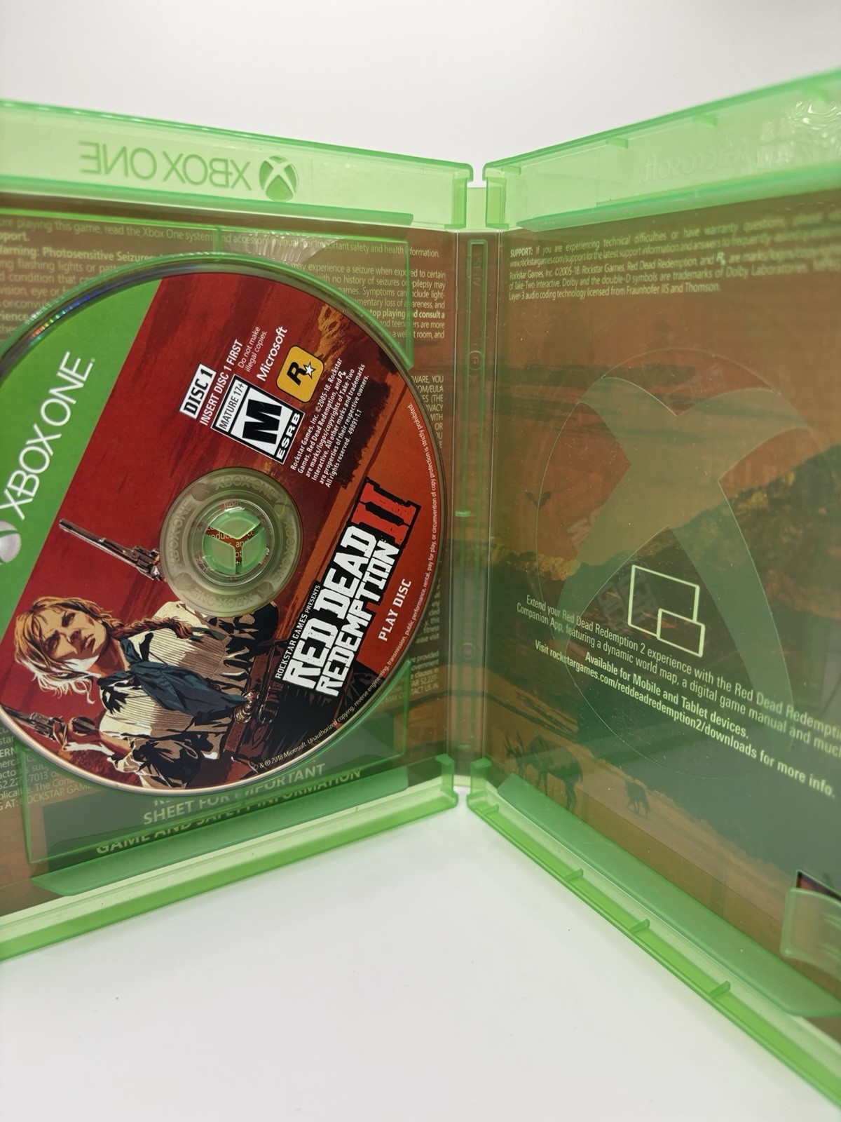 Red Dead Redemption 2 Xbox One Both Discs Tested