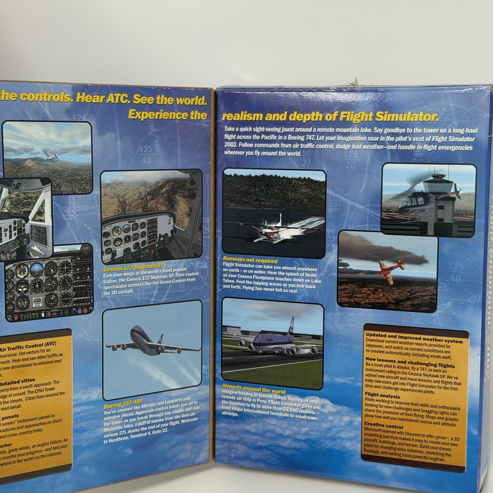 Microsoft Flight Simulator 2002 Professional Edition 3-Disc Set for PC