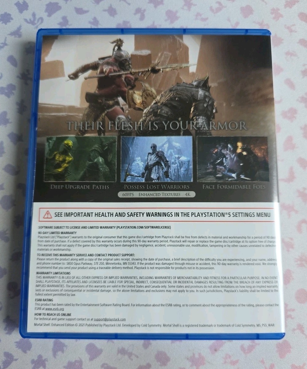 Mortal Shell: Enhanced Edition Deluxe Set (PS5) – CIB – VERY RARE & OOP!