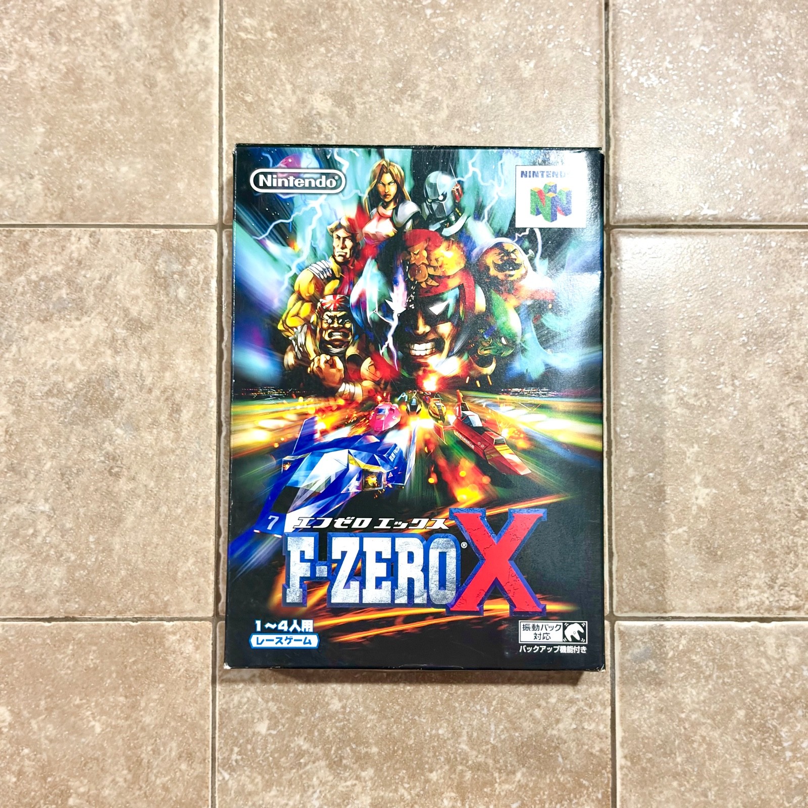 F Zero X CIB Complete N64 w/ Box Manual Japan PLAYS with USA Nintendo 64 RARE