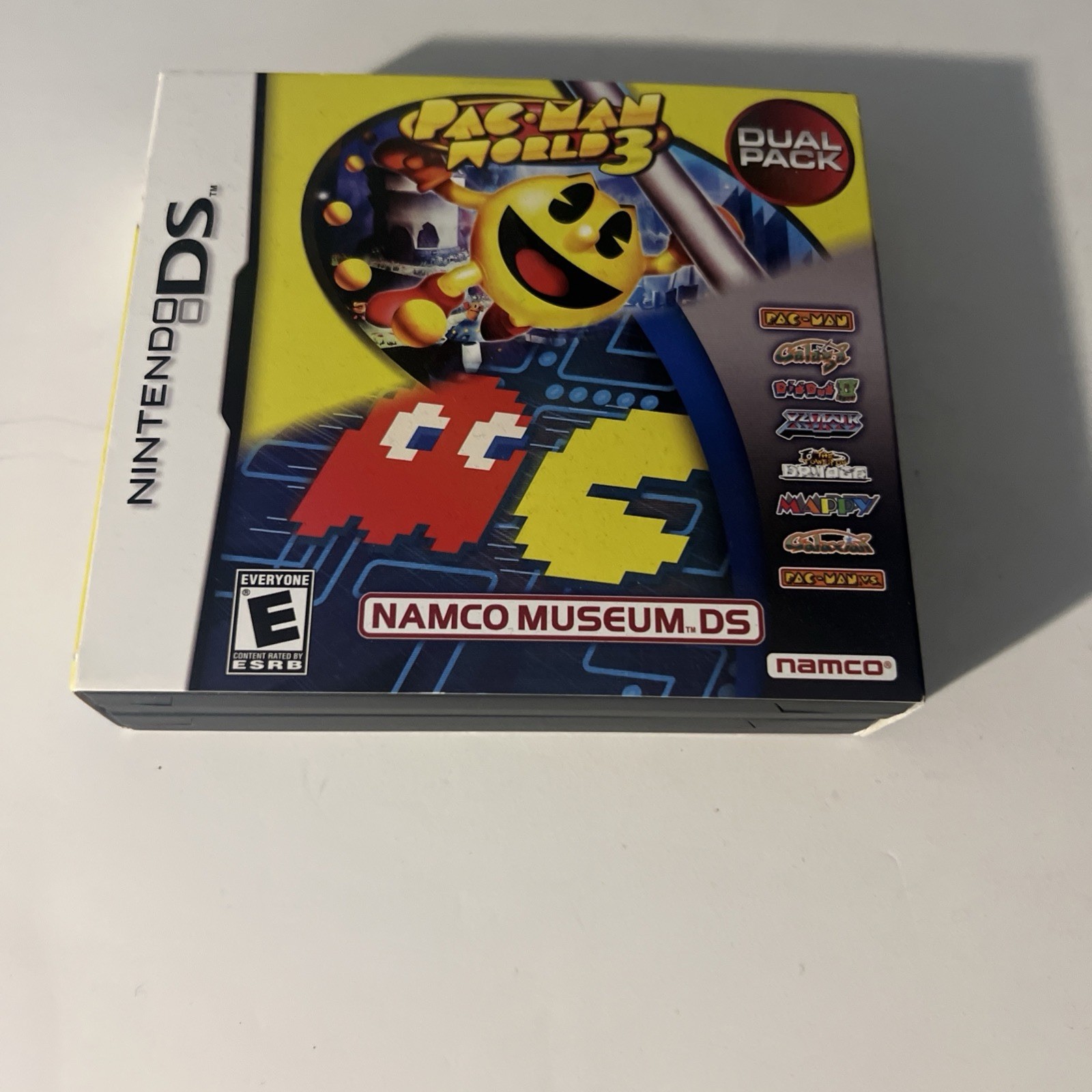 Pac-Man World 3 Namco Museum Dual Pack Nintendo DS CIB Authentic Rare Pacman