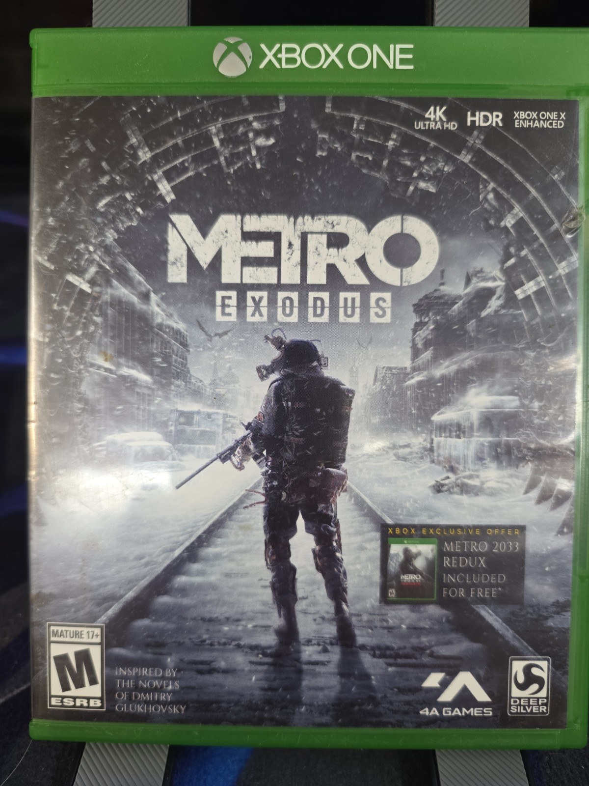 Replacement Original Box Case Xbox One XB1 – Metro Exodus