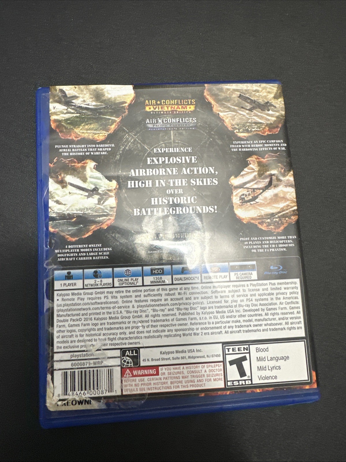 Air Conflicts Double Pack (Sony PlayStation 4 PS4, 2016) See All Photos Tested