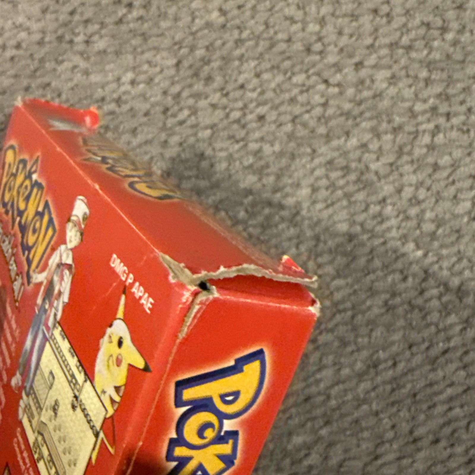 Pokemon Red Version (Nintendo Game Boy) First Print CIB