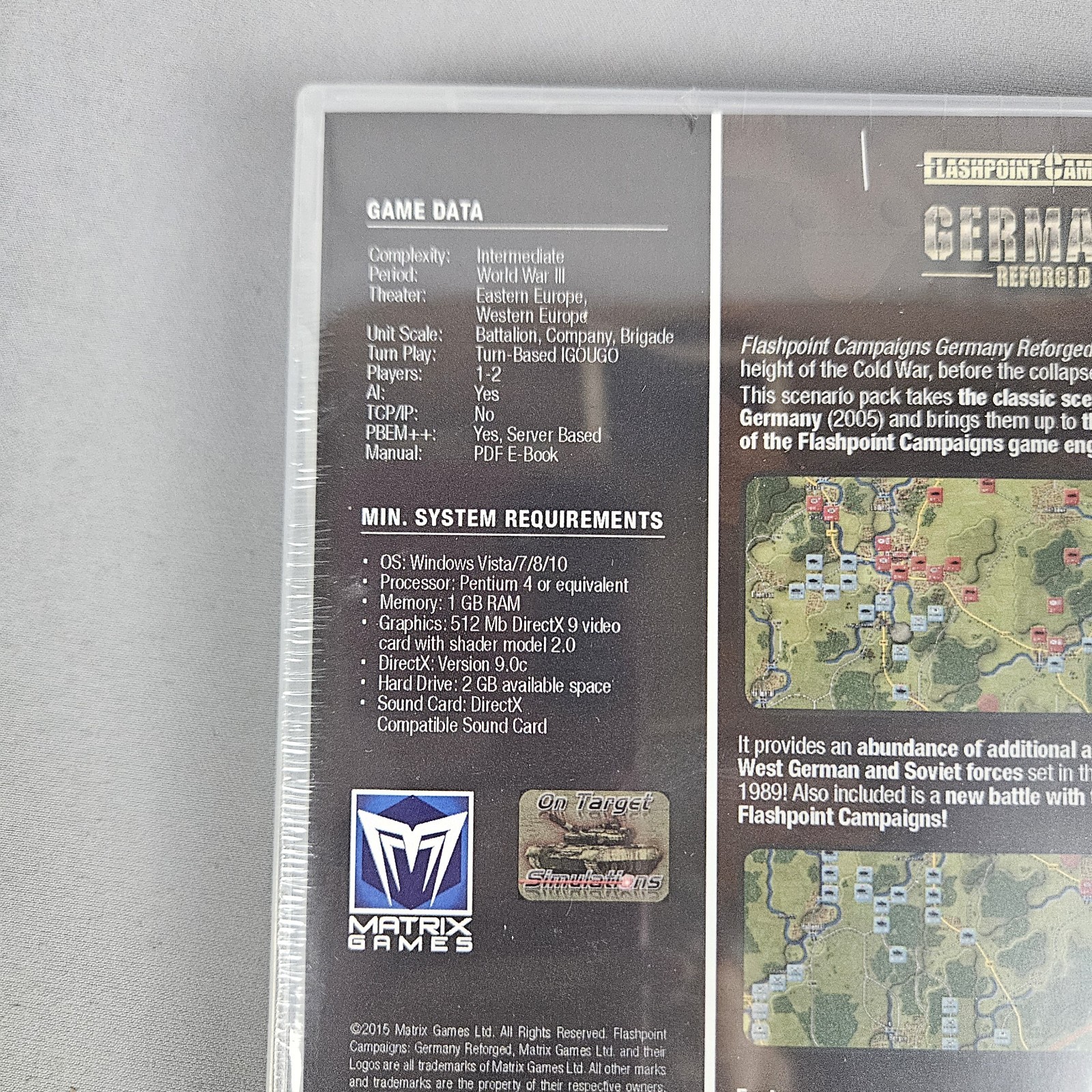 Flashpoint Campaigns Germany Reforged PC DVD Red Storm Battle Pack Matrix Games