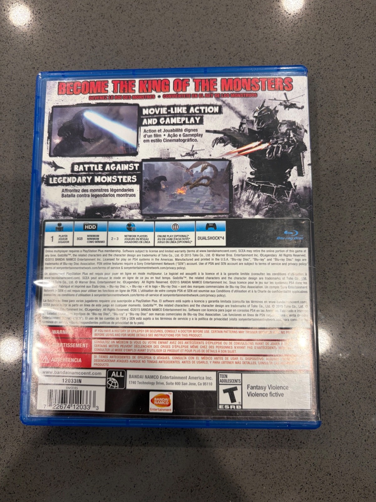 Godzilla (PlayStation 4, 2015)