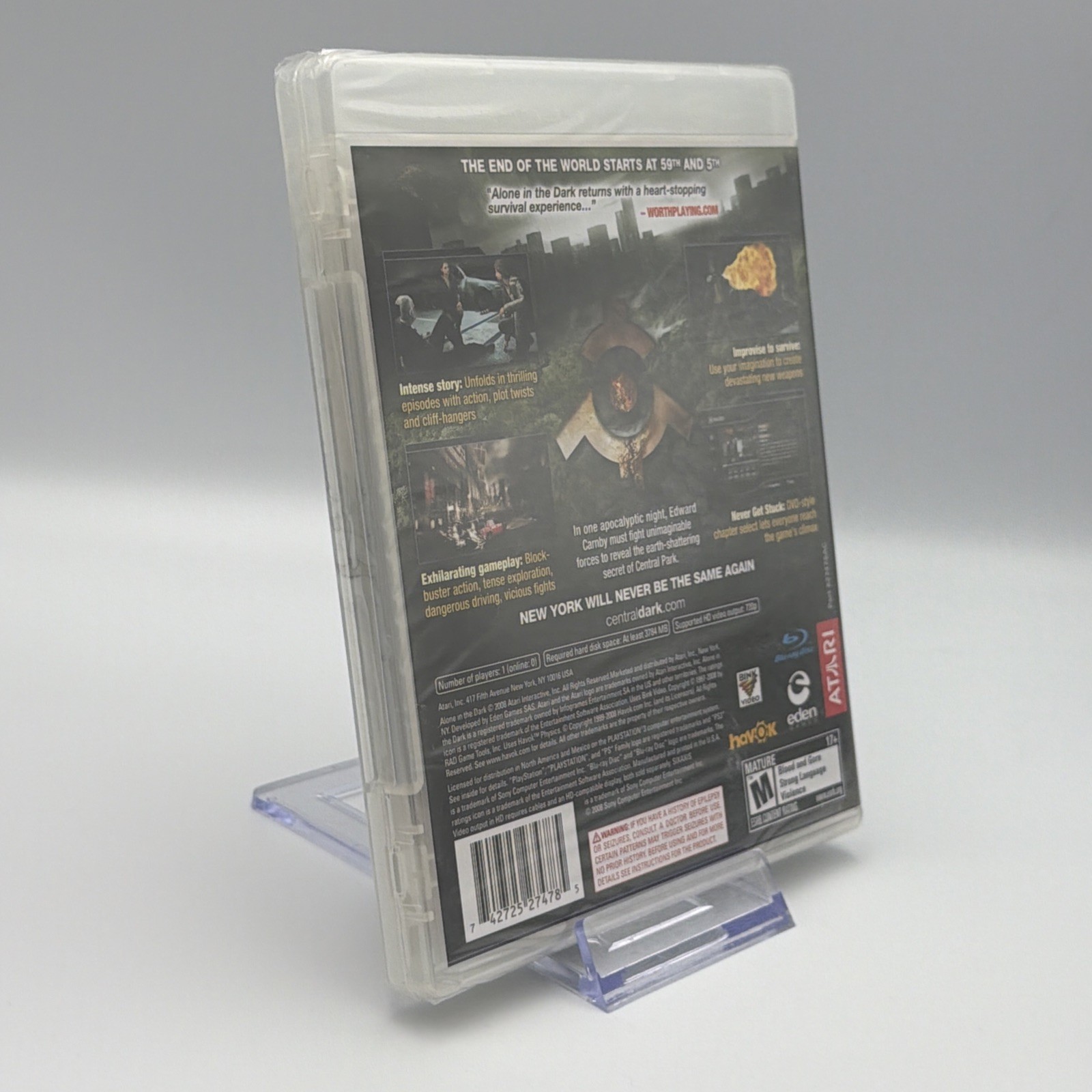 Alone in the Dark Inferno PS3 PlayStation 3 Factory Sealed New NTSC | 🔥