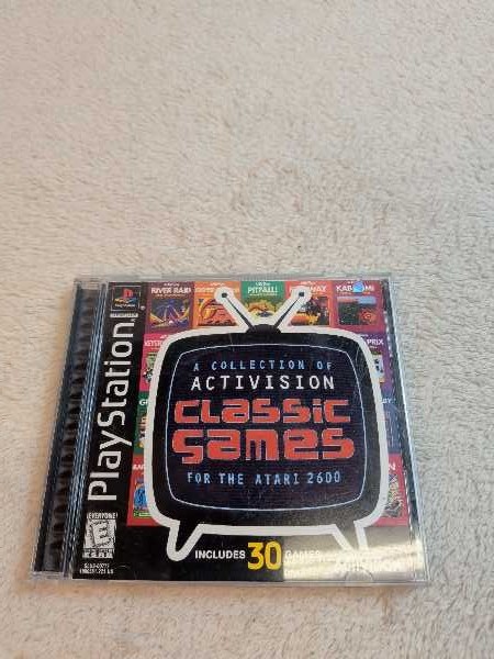 Activision Classics 30 Games Atari 2600 Collection Playstation PS1 Disc Manual