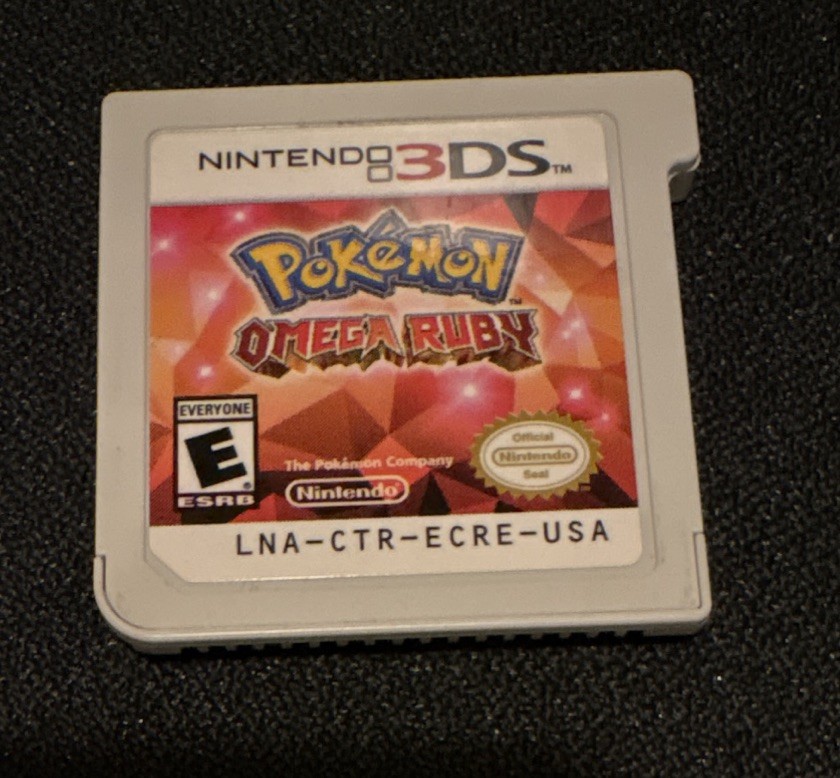 Nintendo Pokémon Omega Ruby (3DS) Cartridge w/ Case & Manual, RPG, 2014 — TESTED