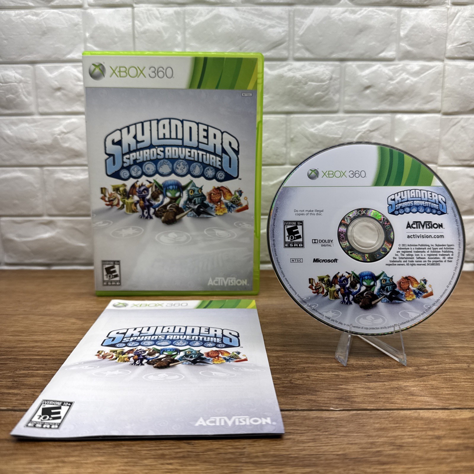 Skylanders Spyro’s Adventure (Xbox 360, 2011) CIB Refurbished 1 Yr Warranty