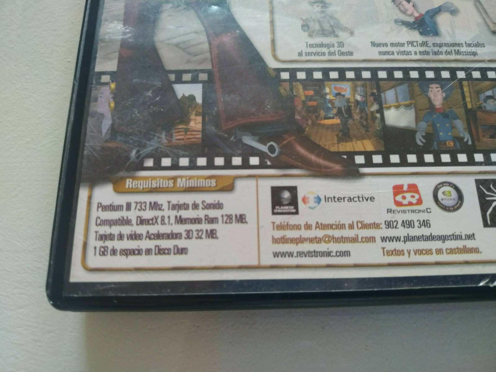 The Westerner Fenimore Fillmore – Game for PC CD-ROM Spain Edition