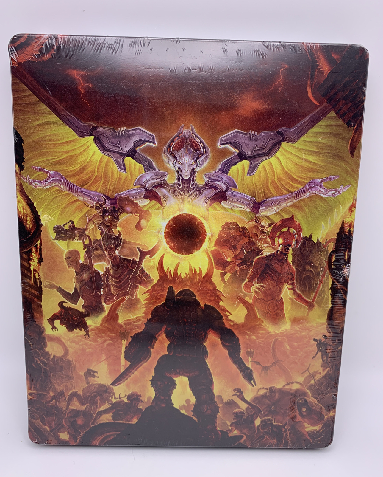 New! Doom: Eternal Steelbook Case (No Game Included) – PS4 + Xbox One -Sealed