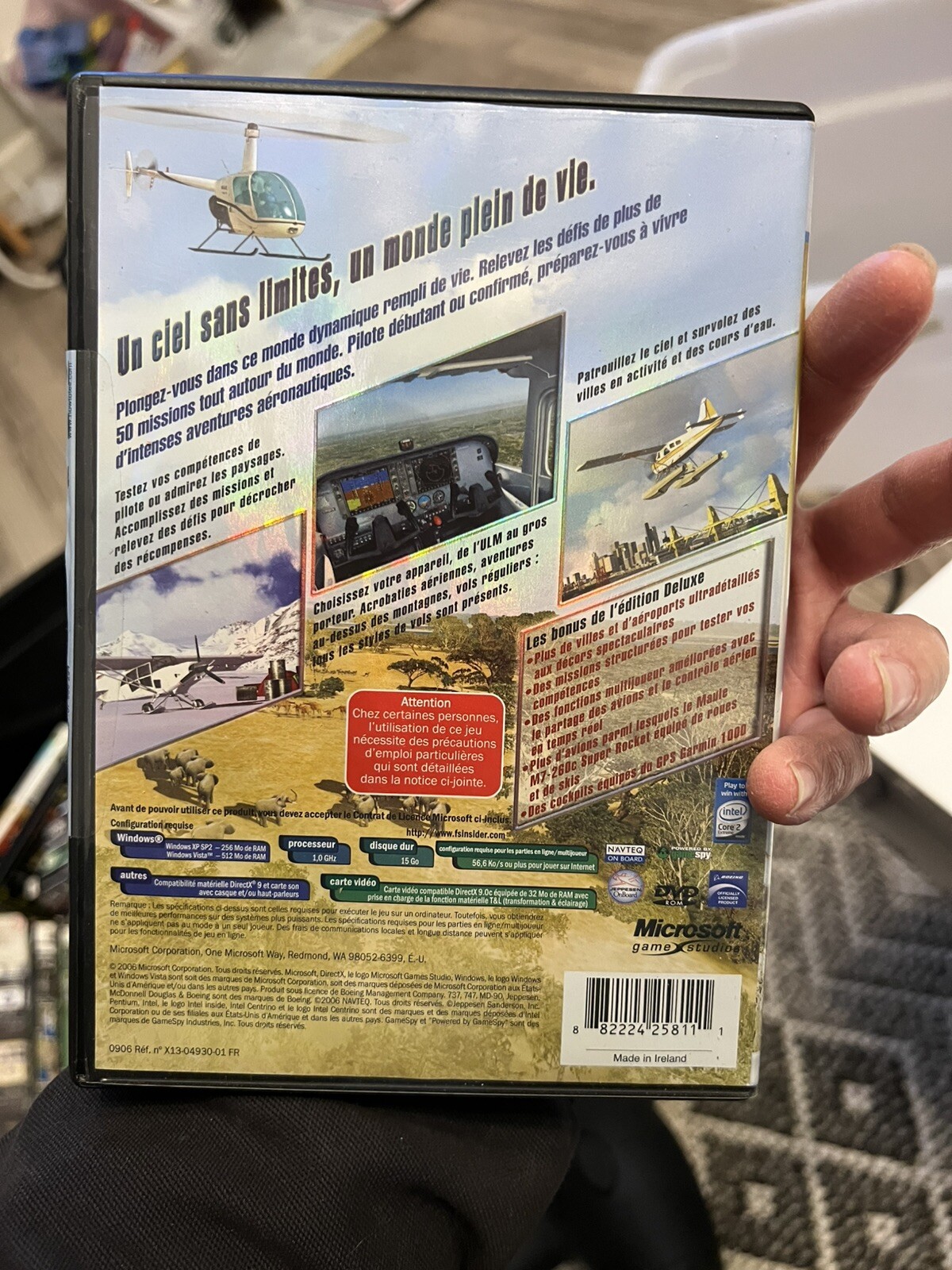 Microsoft Flight Simulator X Deluxe Edition (PC DVD 2006) Windows with Key