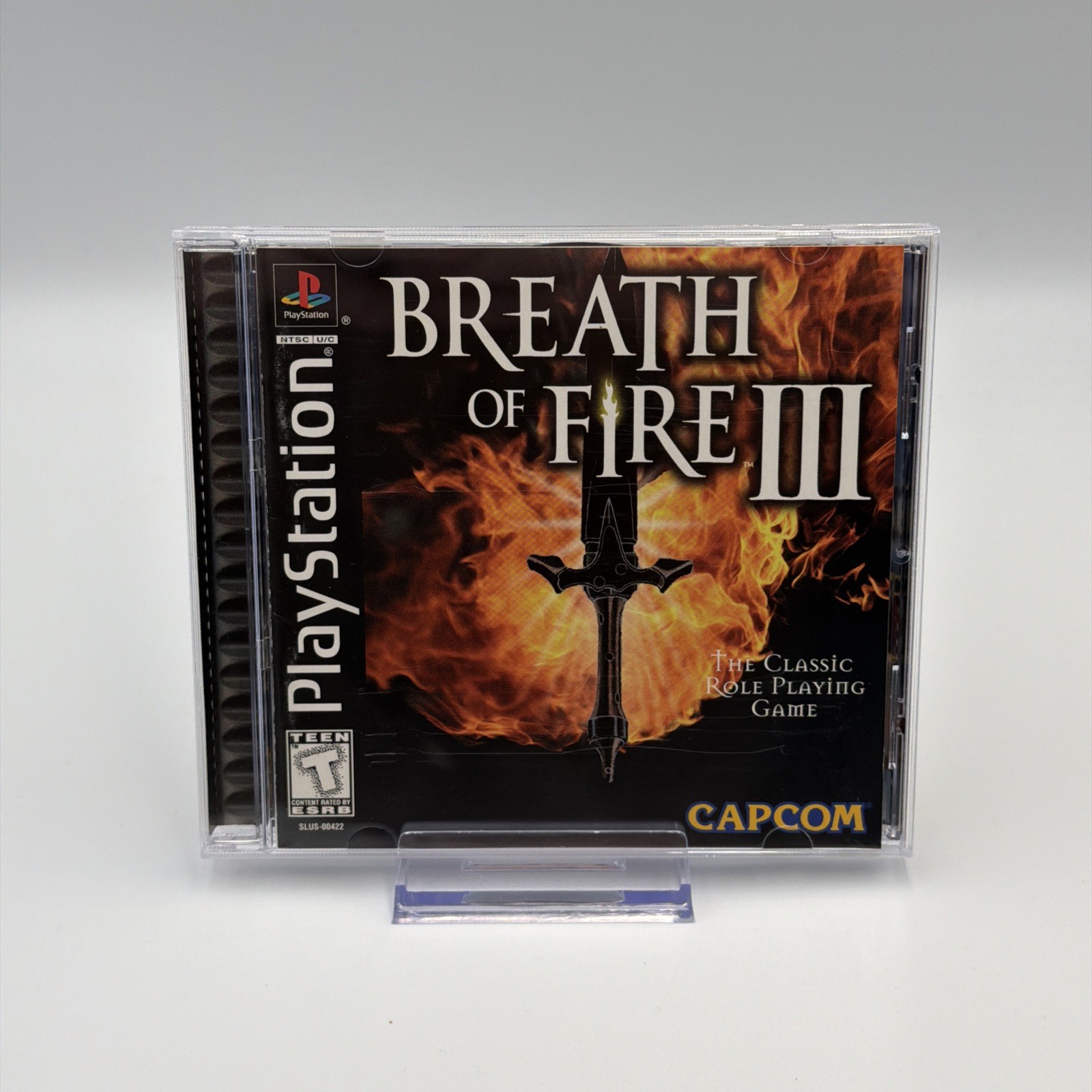 Breath of Fire III 3 Complete CIB +Registration Card-Black Label Playstation 🔥