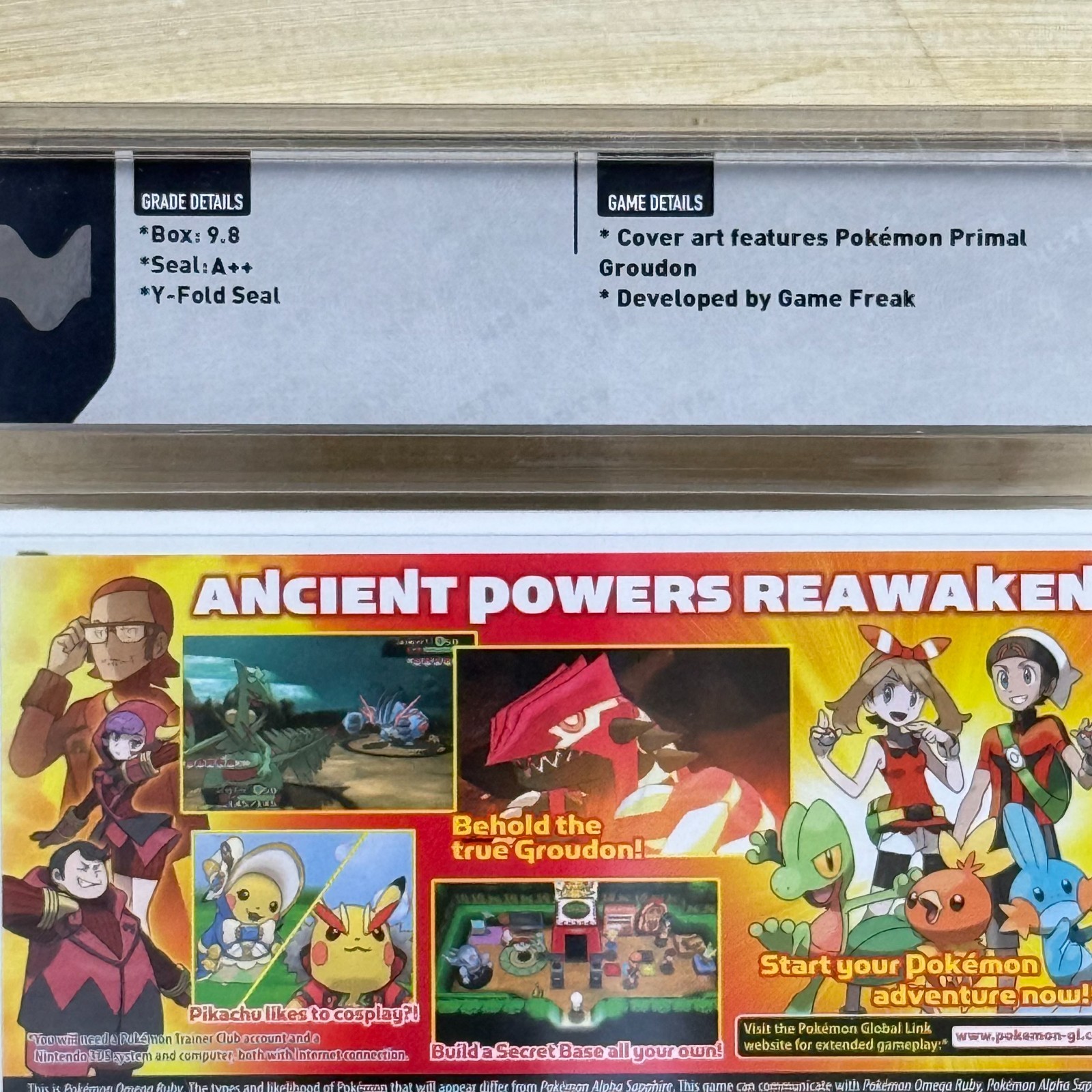Pokémon Omega Ruby – WATA 9.8 A++ – Sealed 3DS – Investment Grade