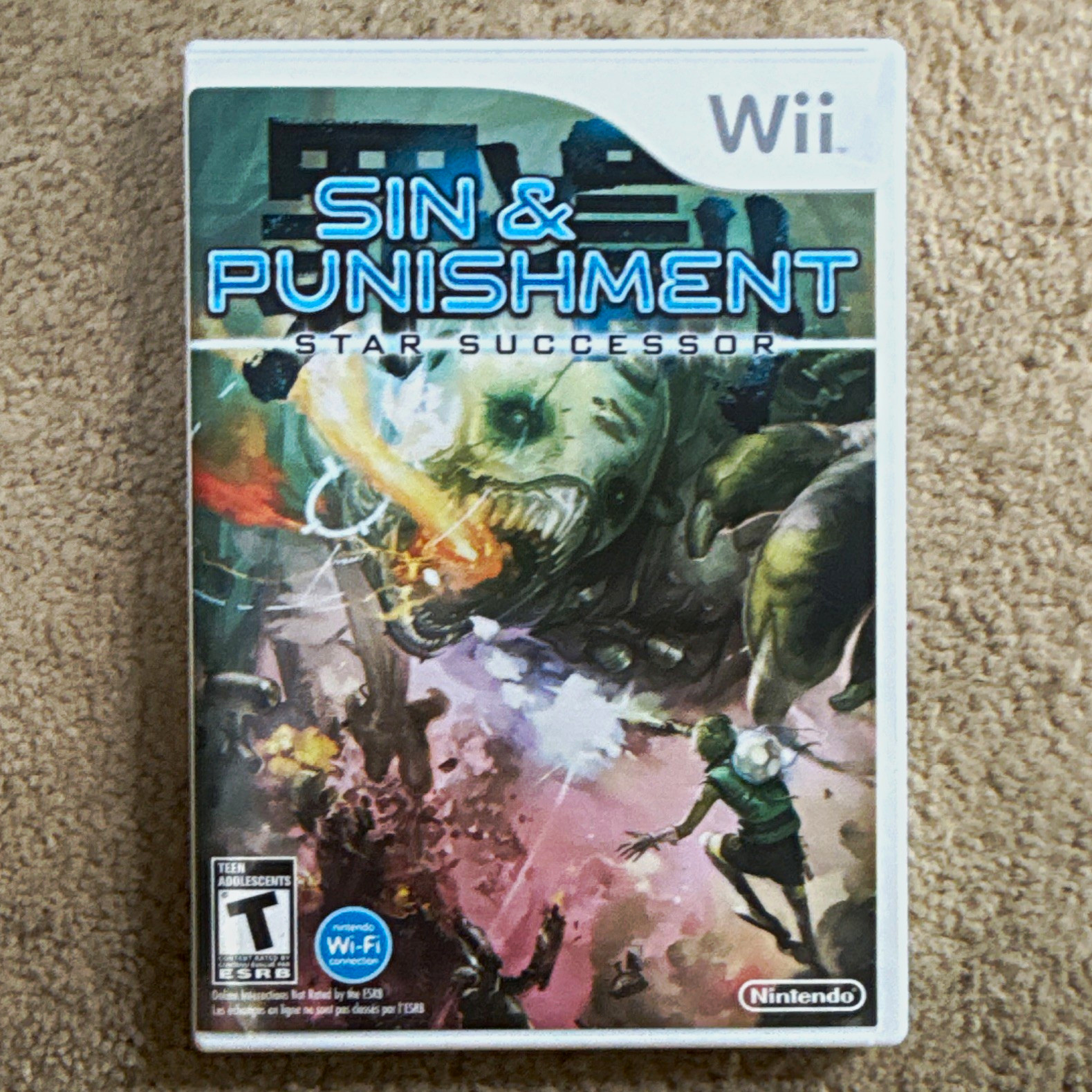 Sin and Punishment: Star Successor Nintendo Wii 2010 Complete CIB Tested Working