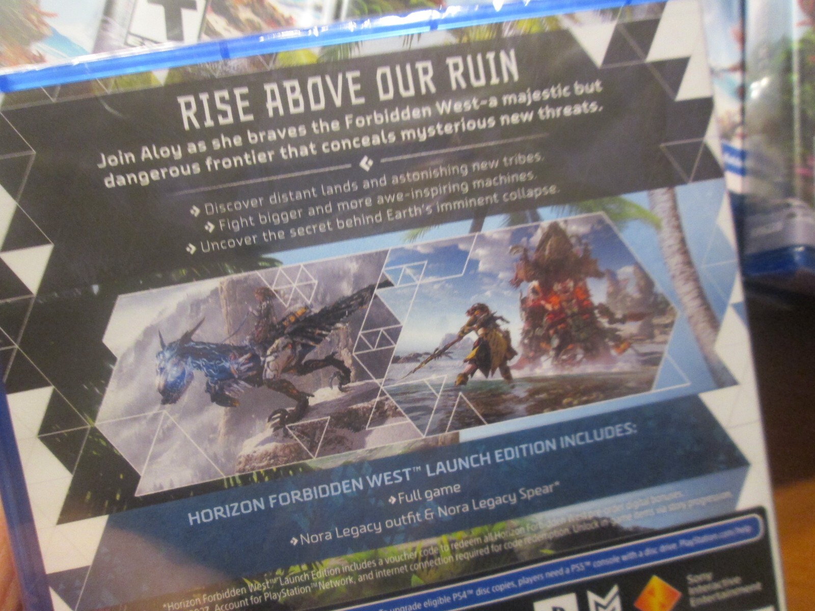Horizon Forbidden West Launch Edition PS4 PLAYSTATION 4 Sony US NEW SEALED