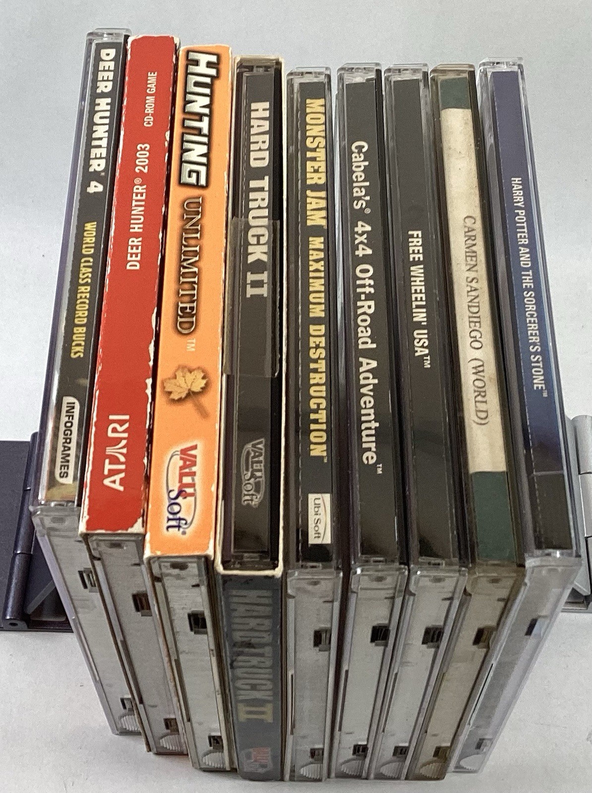 Lot of 9 Old PC Games Various Years Systems Harry Potter Hunting Off Road