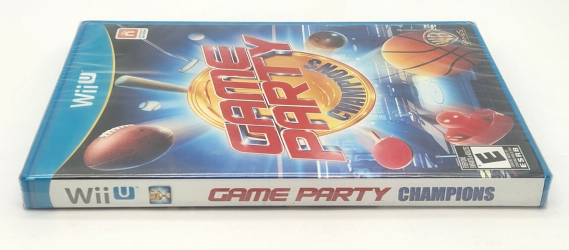 Game Party Champions (Nintendo Wii U, 2012) Brand New Factory Sealed US Version