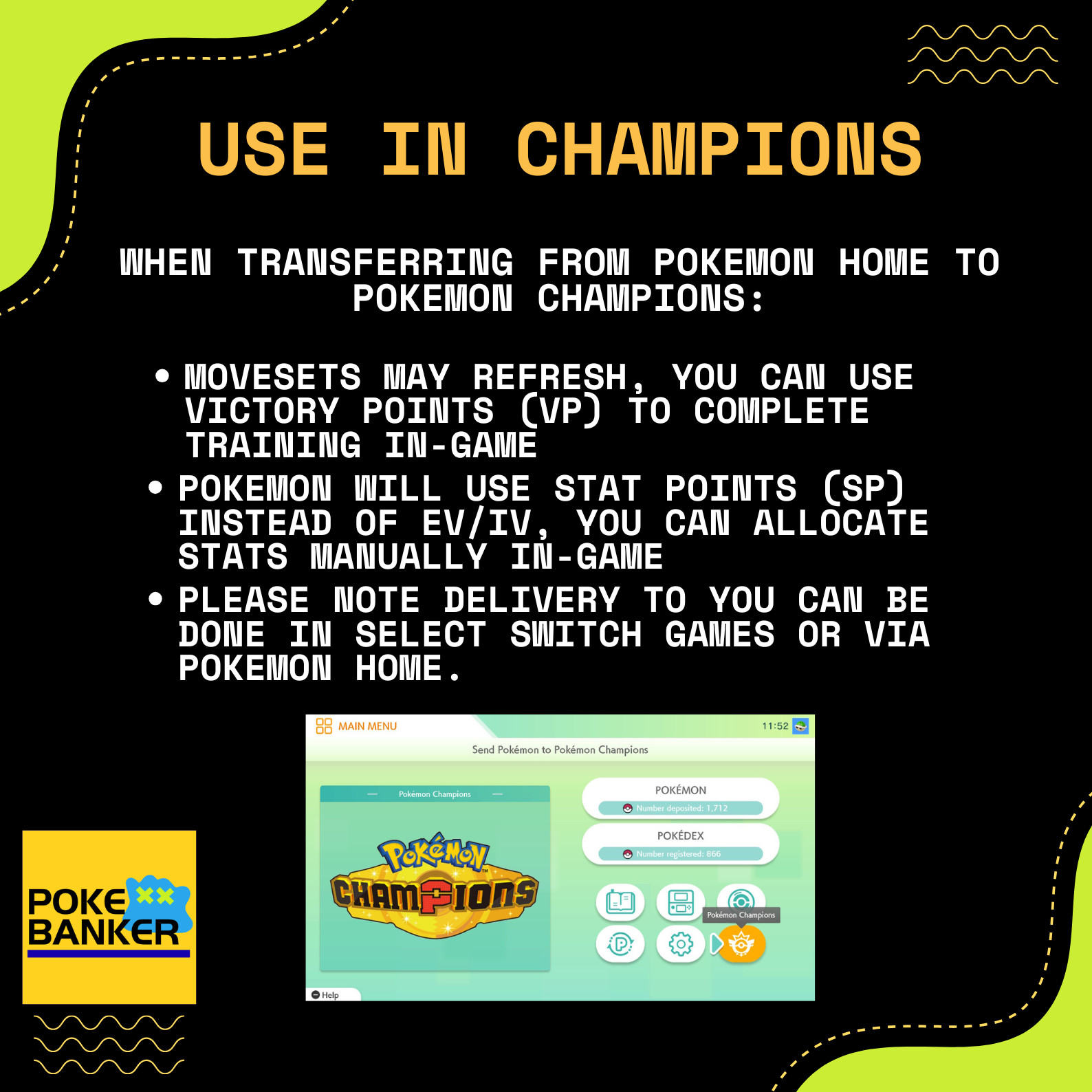 Pokemon Champions / Home ETERNAL FLOETTE from Legends ZA Lv.100 Modest 6IV AZ