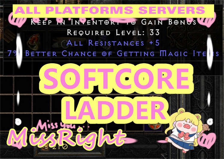 Good Luck MF+ALL RES Small Charm🌺Diablo 2 D2R SC LADDER🌺PC-SWITCH-PS-XBOX