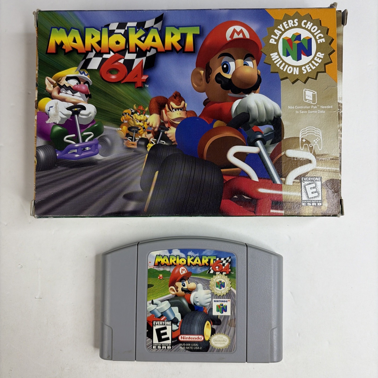 Mario Kart 64 (Nintendo 64 N64) In Original OEM Box Works Authentic