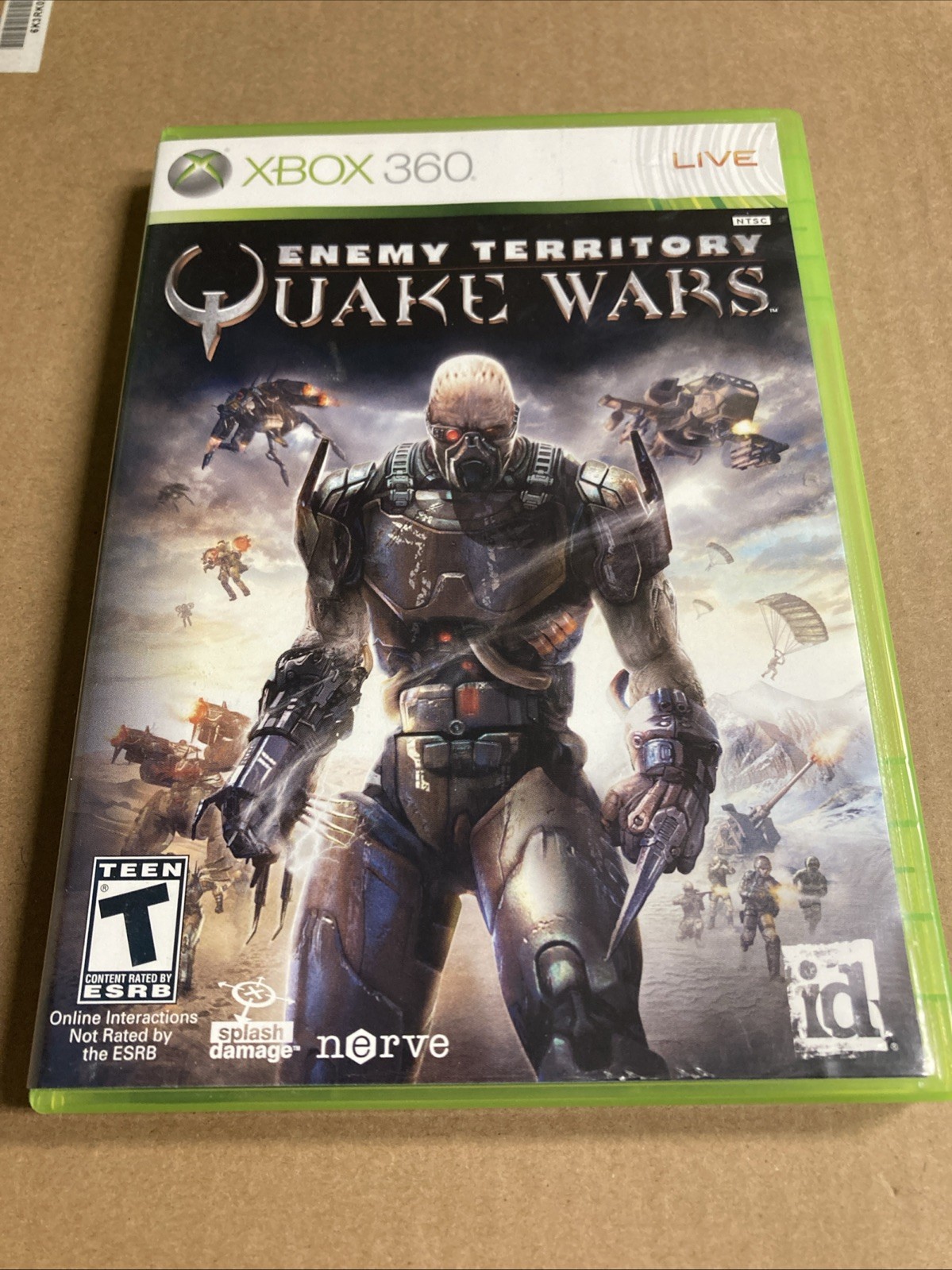 Enemy Territory: Quake Wars (Microsoft Xbox 360, 2008) FREE SHIPPING