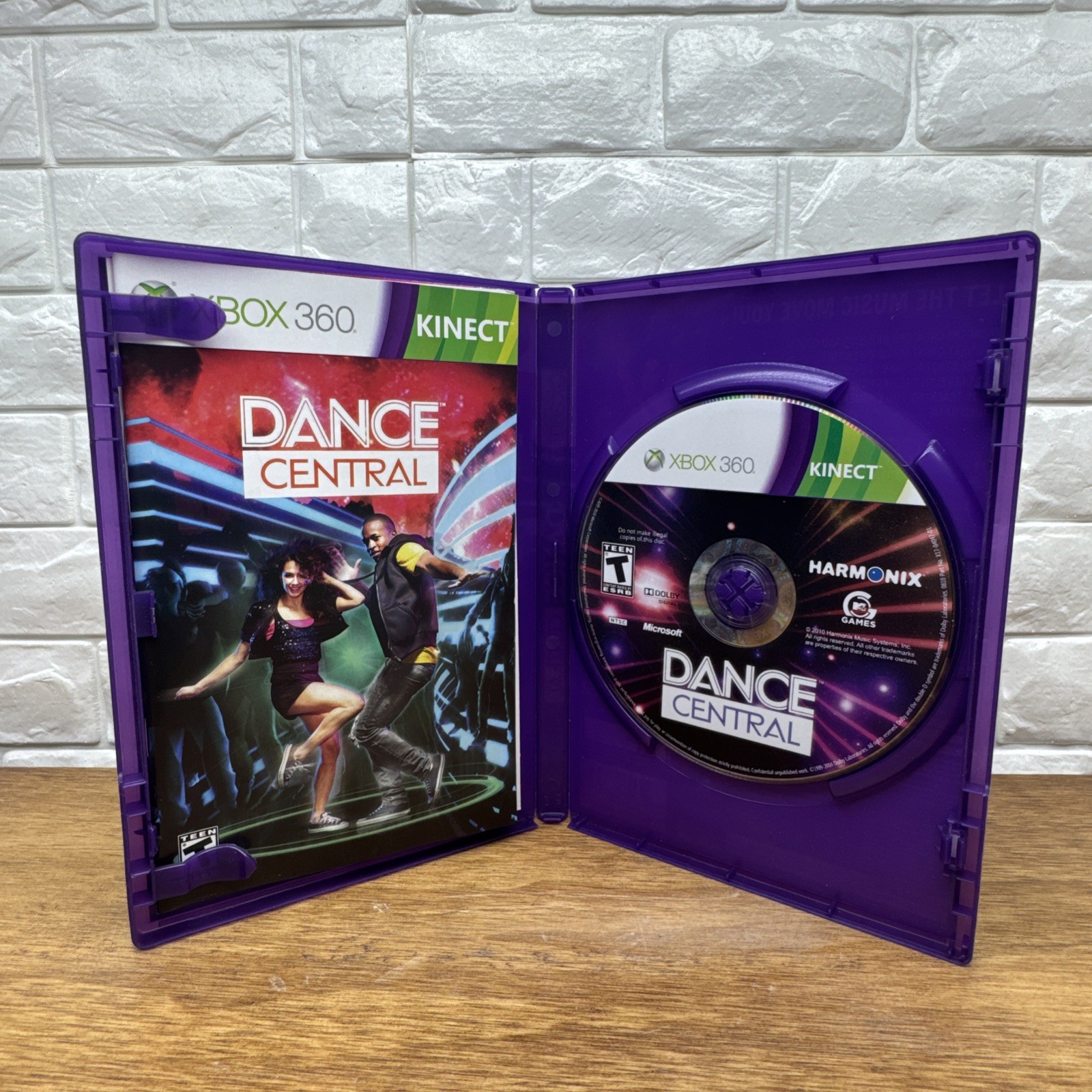 Dance Central 1 & Just Dance 4 Bundle (Microsoft Xbox 360, 2012) Tested Working