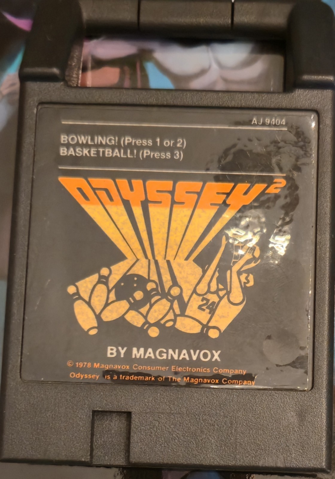 Bowling and Basketball for the Odyssey 2. Cartridge Only