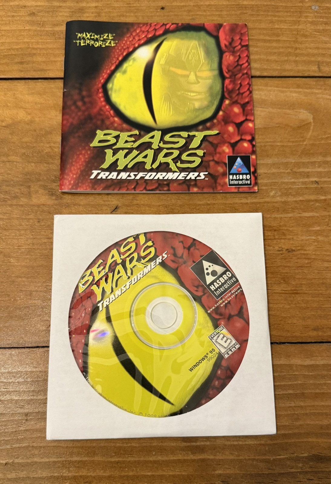 Action Game Pack Hasbro PC CD-ROM Frogger Hedz Worms 2 Beast Wars Triple Play 97
