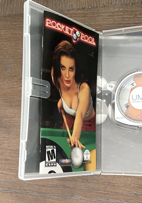 Pocket Pool Sony PlayStation Portable PSP Complete CIB Rare Video Game