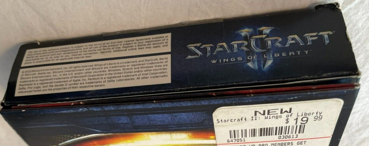 Starcraft Wings of Liberty Rated T PC Game Internet Connection Required