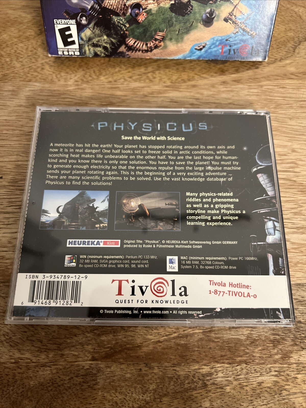 Physics Save The World Video Game Pc Cd-ROM E-Everyone