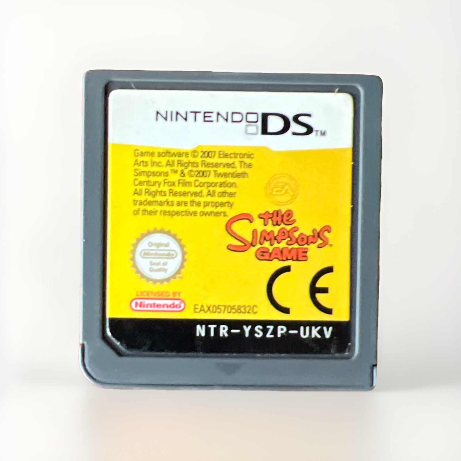 The Simpsons Game (Nintendo DS, 2007) Game Only – UK Version – Authentic