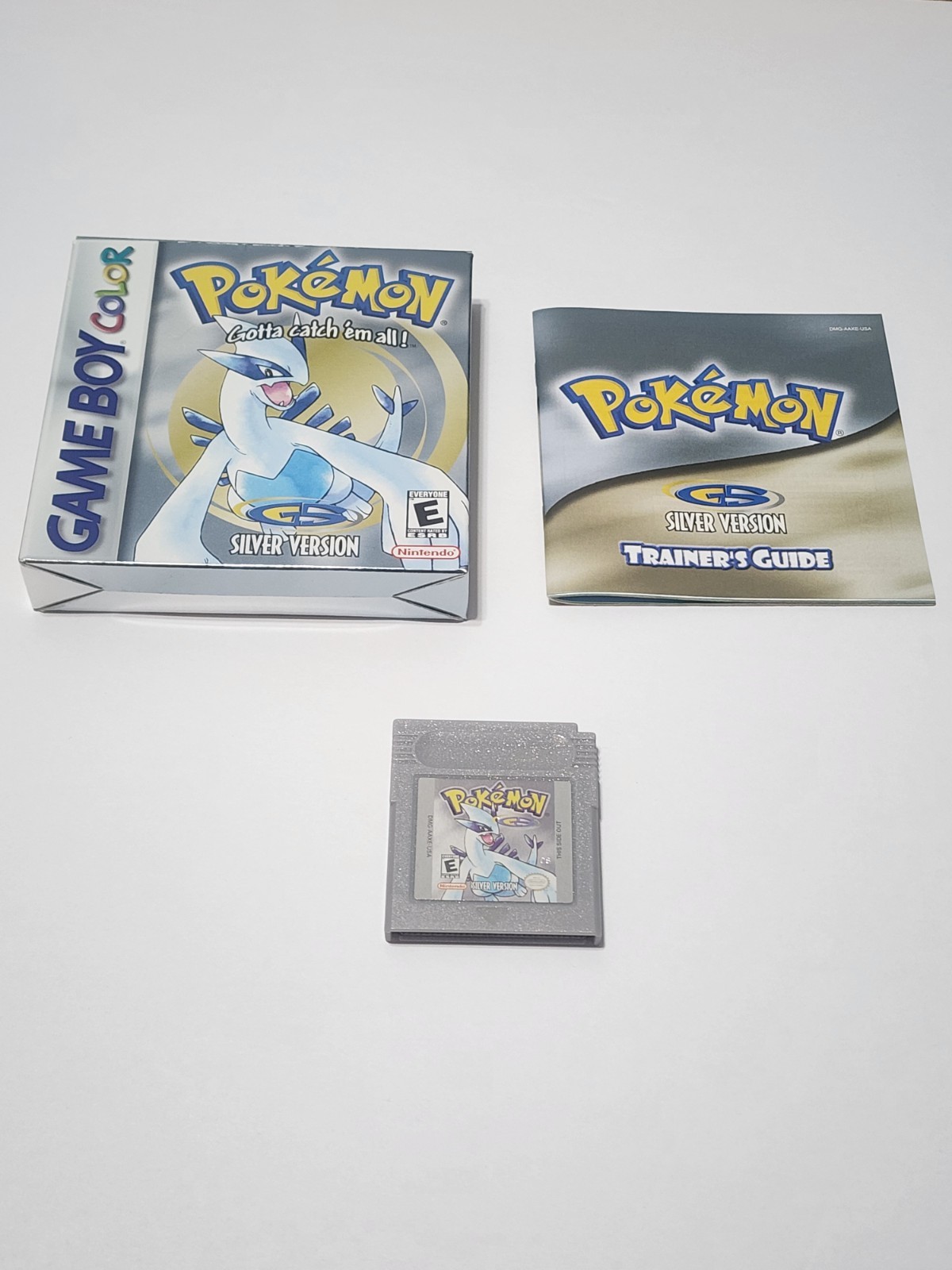 Pokemon Silver Nintendo Gameboy Color Complete In Box Authentic