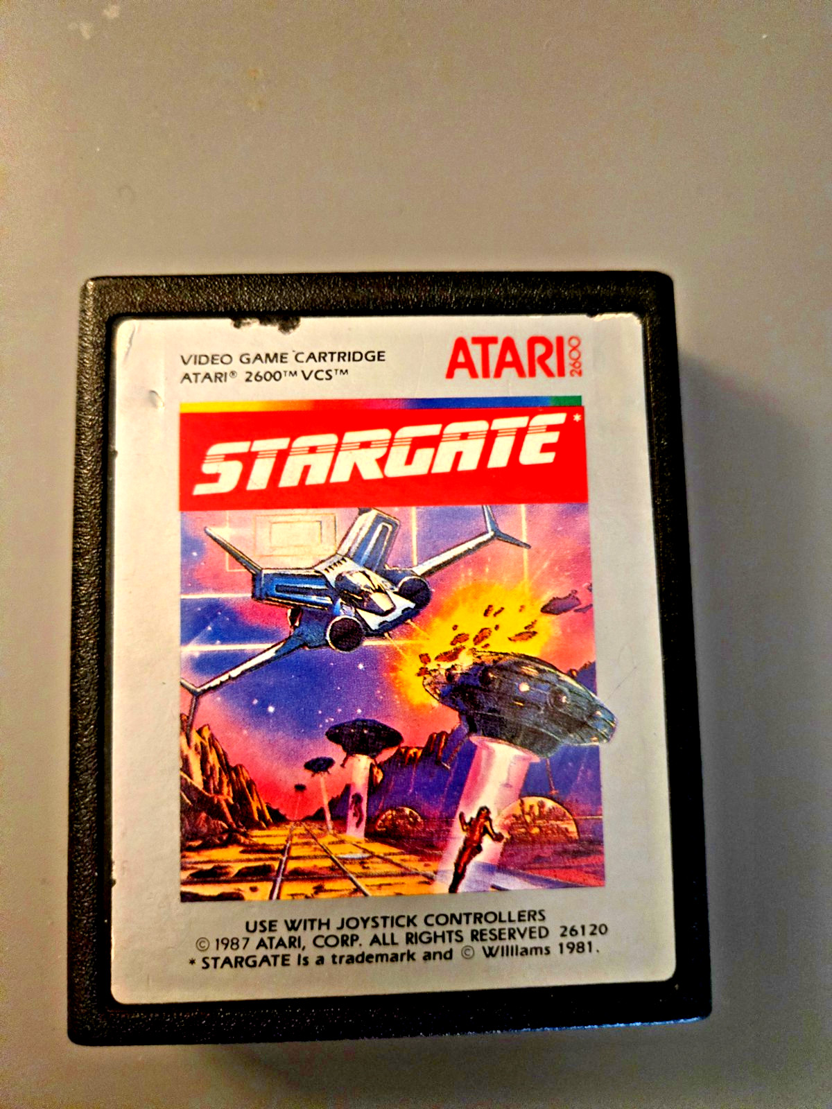 Atari 2600 – Stargate- Cart Only – Tested & Working- Rare