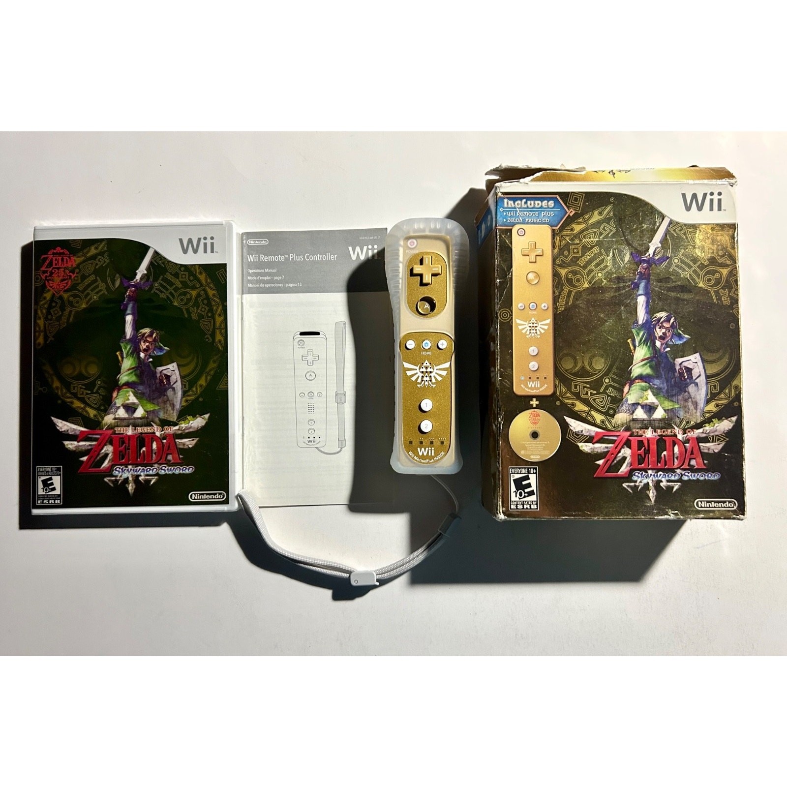 Legend of Zelda Skyward Sword Limited Edition w/Gold Remote (Wii) Sealed Game🔥