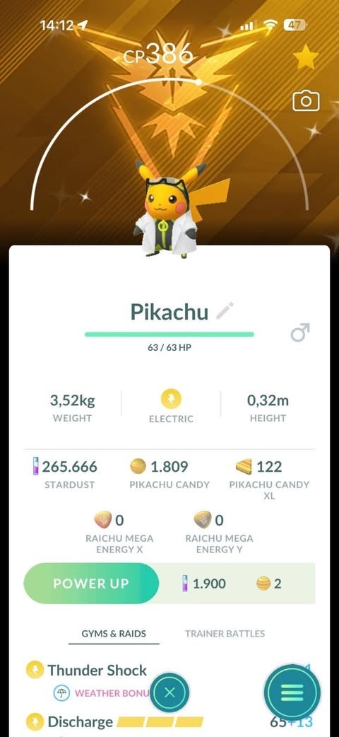 Pokémon go❀Shiny Pikachu Professor Willow’s assistant Background❀Digital