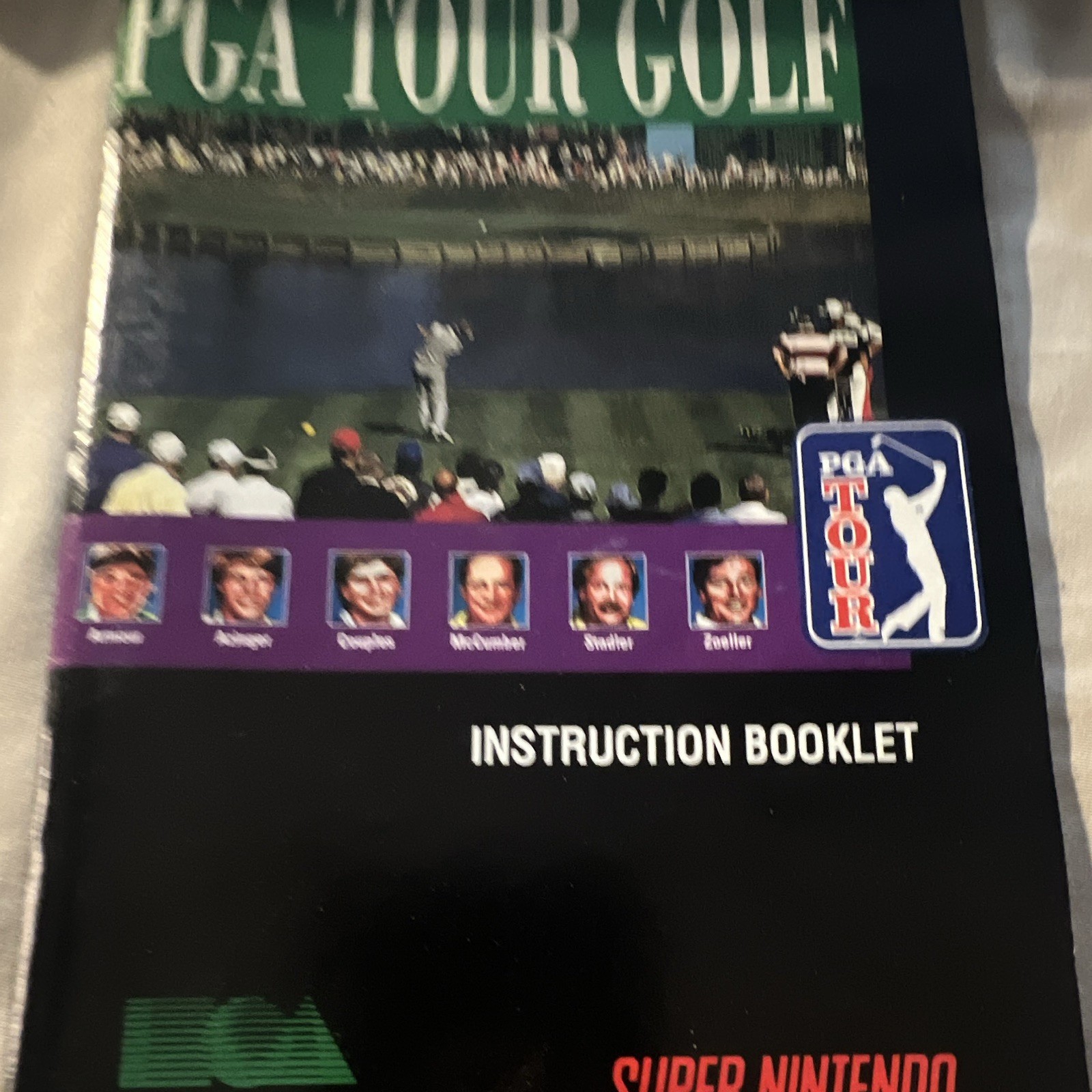 PGA Tour Golf (SNES, 1991) CIB Complete in Box w/ Manual NTSC-U/C EA