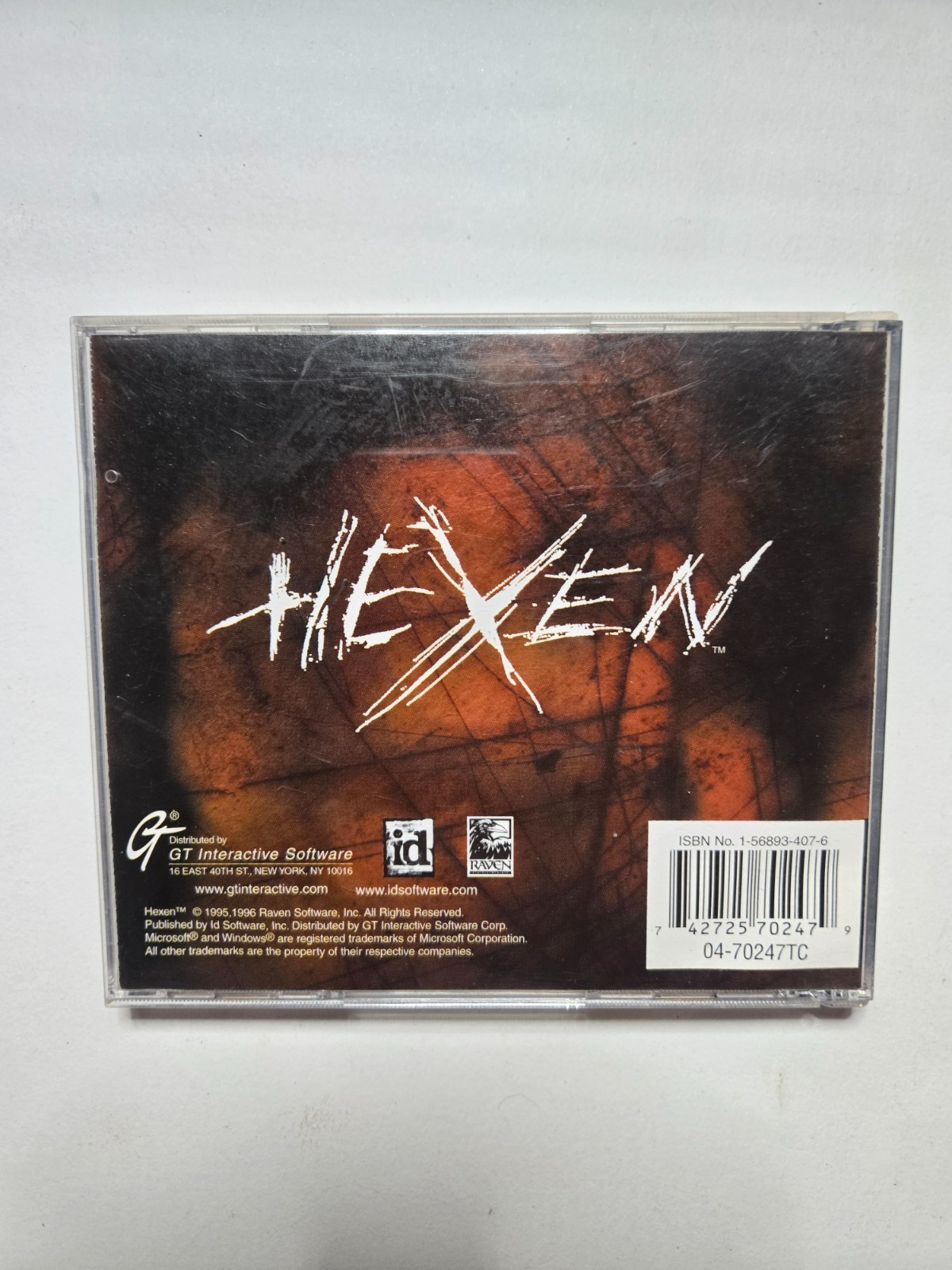 Hexen PC CD-ROM Complete w/ Manual id Software Raven GT Interactive
