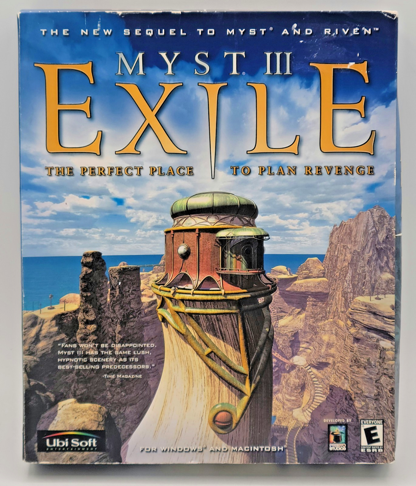 Myst III Exile NEW SEALED Windows Mac 2001 VTG PC Game CD ROM Sequel Ubi Soft