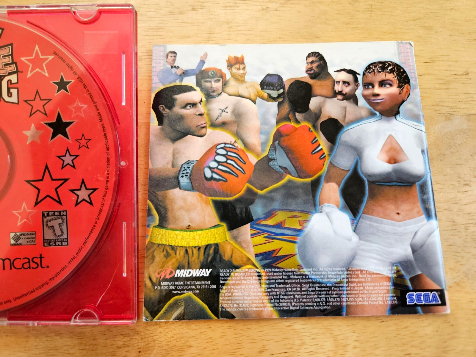 Dreamcast – Ready 2 Rumble Boxing – (Tested & Guaranteed) Video Game + MANUAL