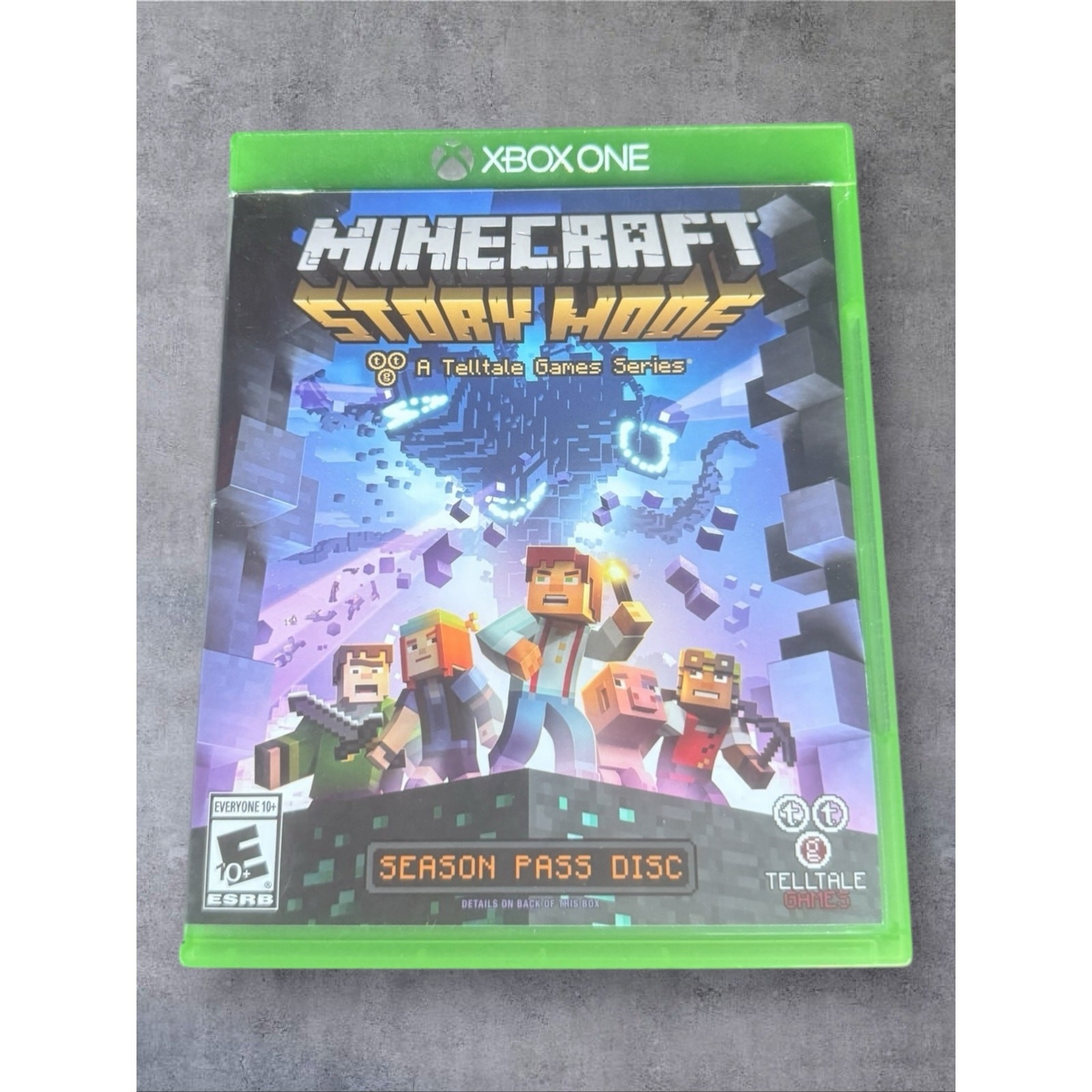 Minecraft Story Mode Season Pass Disc Xbox One Telltale Games Tested 2015 CIB