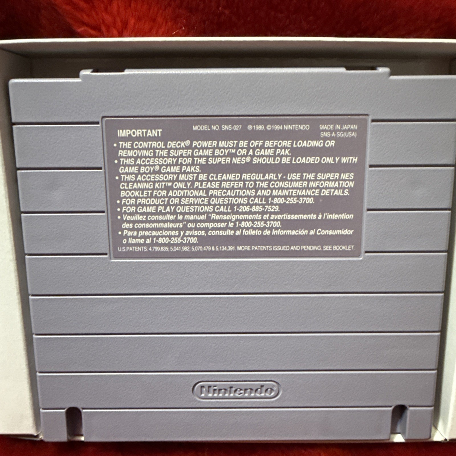 Super GameBoy Super Nintendo