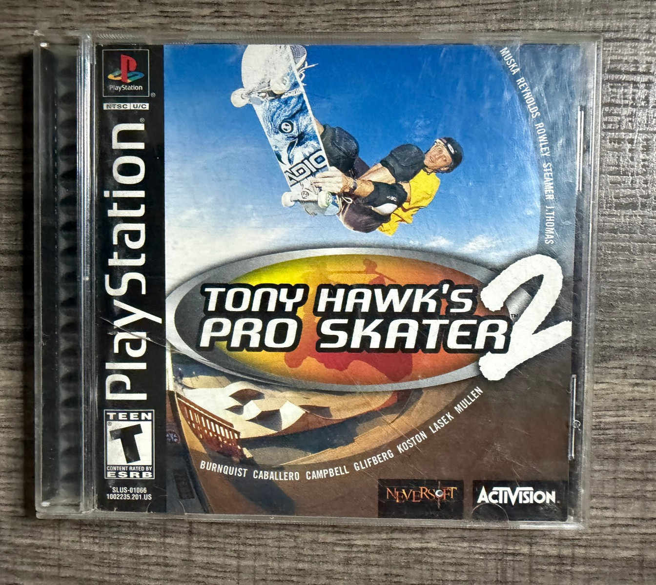 Tony Hawk’s Pro Skater 2 – Sony PS1 – Activision – Acceptable Condition