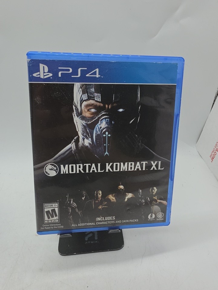 Mortal Kombat XL Sony PlayStation 4 COMPLETE Mint Tested Working