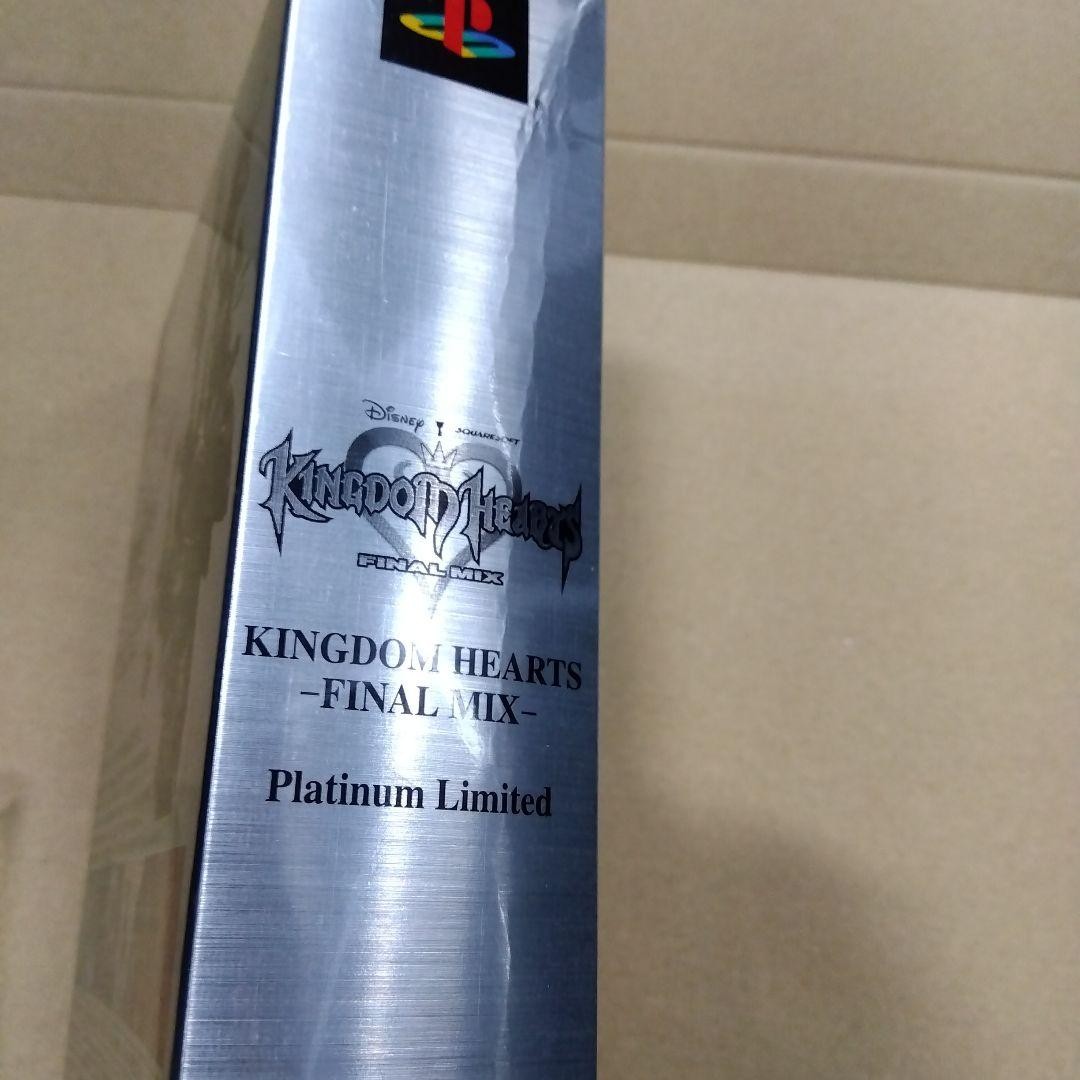 KINGDOM HEARTS Final Mix Platinum Limited Edition PS2 Complete Set Japan Used